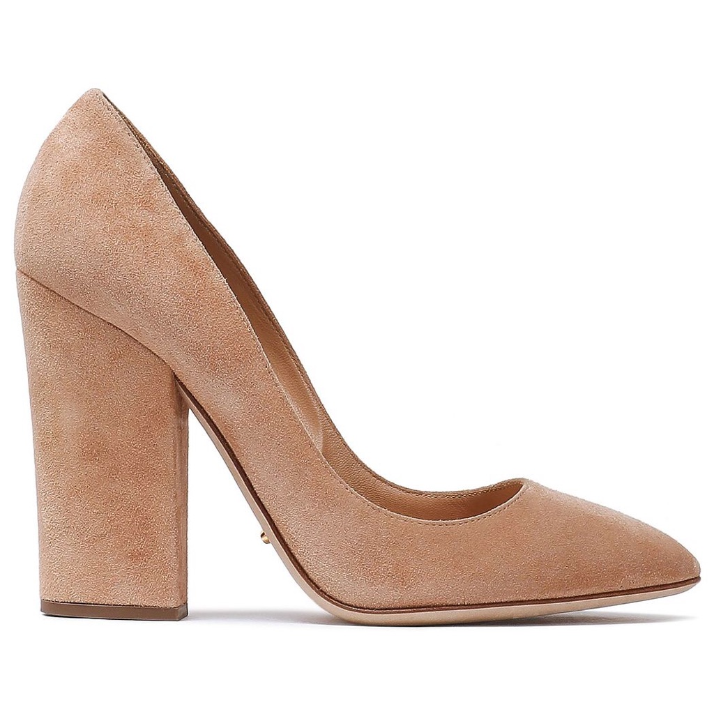 Sergio Rossi Scarlett Pump - Beige Suede